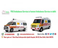Pas Ambulance Service is fastest Ambulance Service in delhi