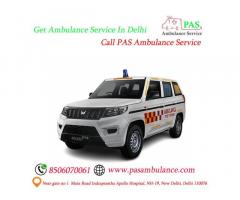 Pas Ambulance Service is fastest Ambulance Service in delhi