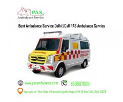 Pas Ambulance Service is fastest Ambulance Service in delhi