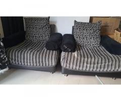 Sofa Set With individual full Cover (3+1+1)