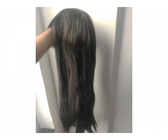 Long hair wig with bangs