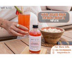 Buy Premium Strawberry Margarita Mixer online from May and Co