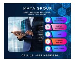 Maya Group – Web Design, Digital Marketing, Content Writing Services