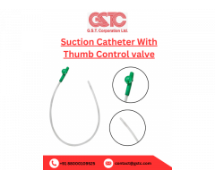 Premium Suction Catheters with Thumb Control Valve