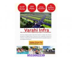 Plots for sale in Amaravathi, Narukullapadu, Golden Prime City, Varahi Infra Townships