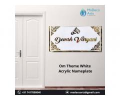 Buy best Acrylic Nameplates For Your Home