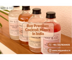 Buy Premium Cocktail Mixers in India shop online at May & Co.