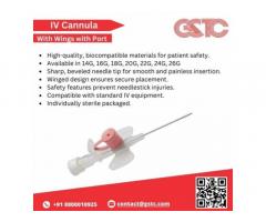 Secure IV Cannula by GSTC – Essential for Medical Care