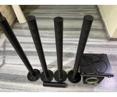 Immediately sale Germany home theater with 5 speakers and 1 woofer