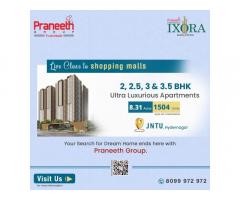Praneeth Pranav Ixora | Premium High Rise Apartments in JNTU, Hydernagar