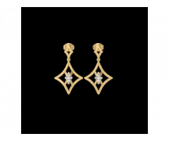 Astra Marquise - Pure Gold Lab Diamond Drop Earrings