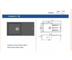 New box piece Kitchen Sink Eurodomo