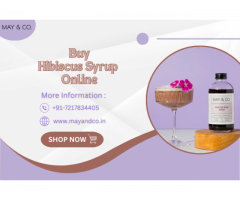 Buy Hibiscus Syrup Online only at May & Co.