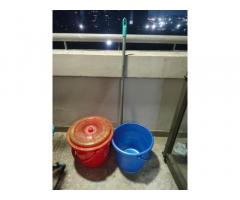 Excellent Condition Buckets & Wiper for Sale!