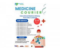 INTERNATIONAL MEDICINE COURIER SERVICE IN HYDERABAD