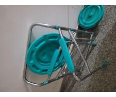 Portable commode chair