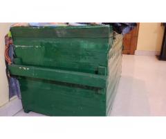Sturdy CI Sheet Plated Wooden Box for Sale!