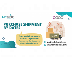 Purchase Shipment By Dates in odoo
