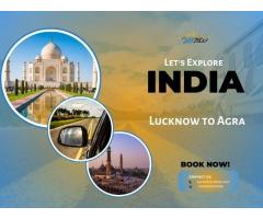 Lucknow to Agra Taxi