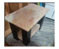 Center Table (glass top + regular), laptop table, Bar table, Plastic Chair (3) and plastic table