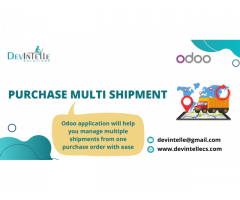 Purchase Multi Shipment in Odoo