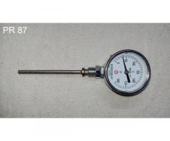 2 industrial Bimetallic Thermometers.