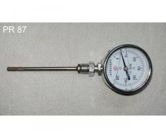 2 industrial Bimetallic Thermometers.