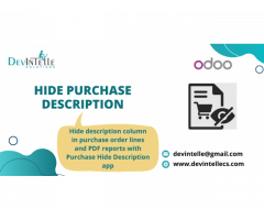 Hide Purchase Description in Odoo