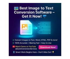 Best Convert images to Text, Word, HTML, PDF, RT+, RT++