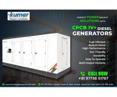 Low Noise, High Power – CPCB4+ Kirloskar Diesel Generators