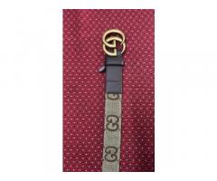 Gucci GG Marmont Canvas Belt