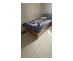 Teak Wood Double Bed with Storage - ₹6,000 (Negotiable) - 2