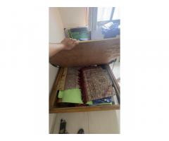 Teak Wood Double Bed with Storage - ₹6,000 (Negotiable) - 4