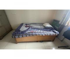 Teak Wood Double Bed with Storage - ₹6,000 (Negotiable) - 5