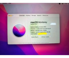 Apple McBook 2017 Model Intel Core i5 8GB 512 GB Intel HD Graphics 615 1536 MB - 2