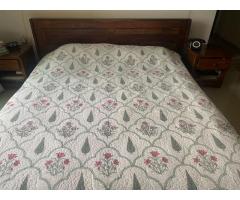 Solid wood Bed with Mattress