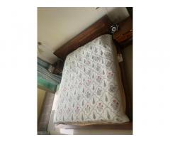 Solid wood Bed with Mattress