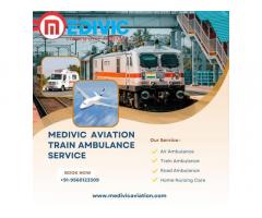 Medivic Aviation Train Ambulance in Patna- Useful In Covering Long Distances Safely