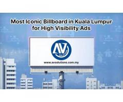 Most Iconic Billboard in Kuala Lumpur for High Visibility Ads