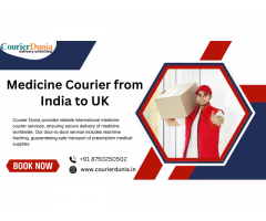 Send Medicine Courier from India to UK