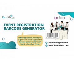 Event Registration Barcode Generator in Odoo