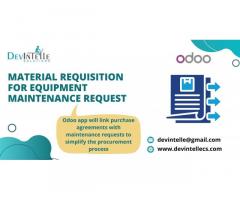 Material Requisition for Equipment Maintenance Request in Odoo