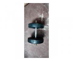 Home Gym Items – Dumbbells, Rods, Plates – Good Condition