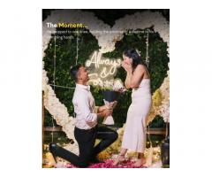 Marriage Proposal Decorations for Couples in India