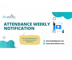 Attendance Weekly Notification in Odoo