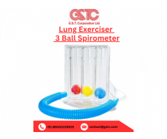 3 Ball Spirometer by GSTC: Compact and Portable Respiratory Device