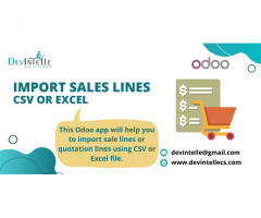 Import Sales Lines from Excel or CSV in Odoo