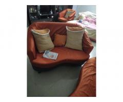 SOFA SET 3-2-1 WITH NEW SOFA COVER AVAILABLE FOR SALE