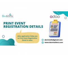 Print Event Registration Details in Odoo