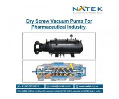 Dry Screw Vacuum Pump For Pharmaceutical Industry | Nxtek